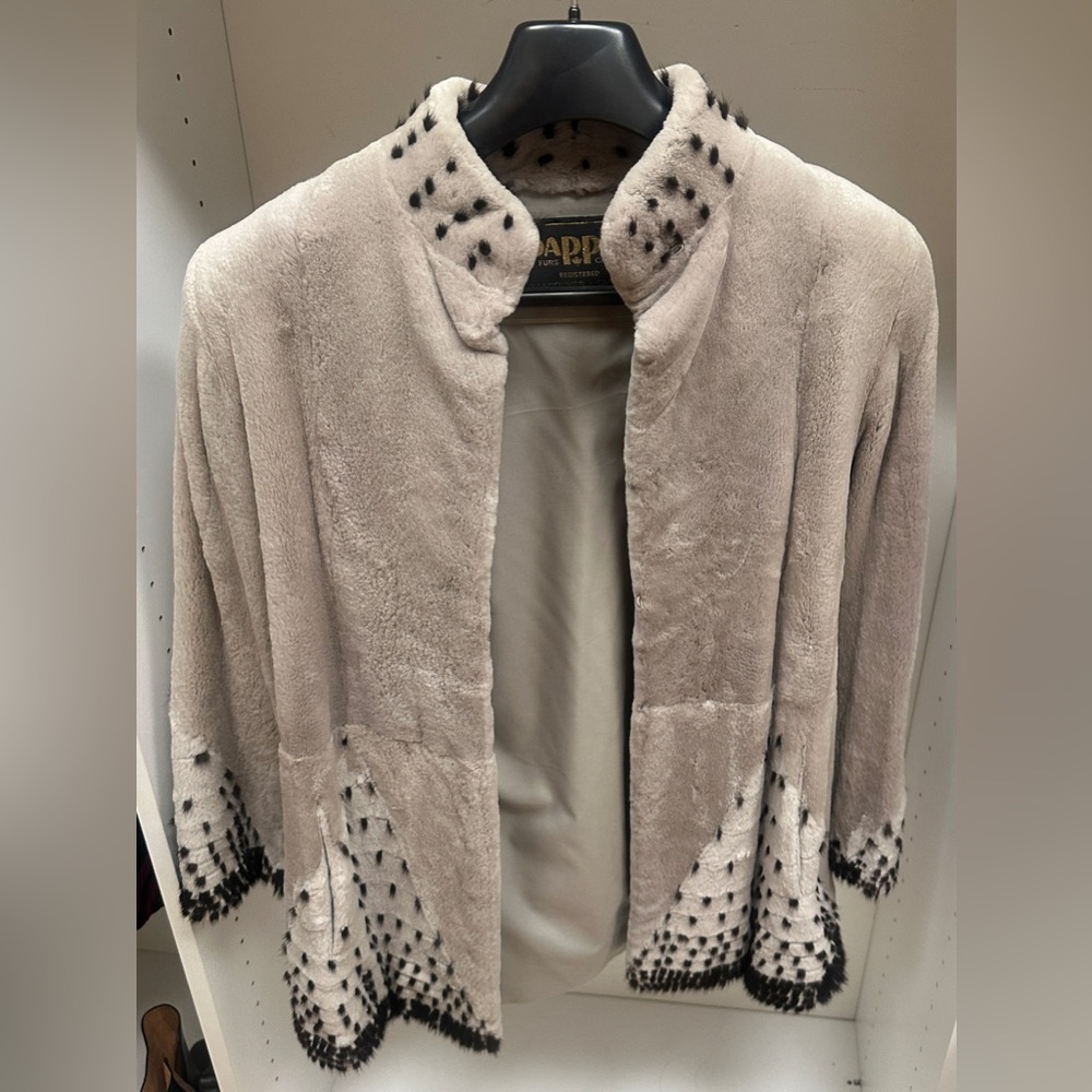 Gorgeous designer shear mink coat